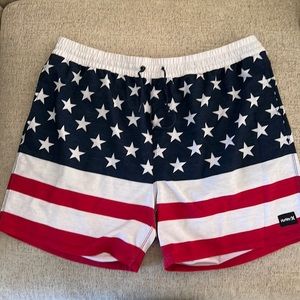 Hurley American Flag Bathing Suit